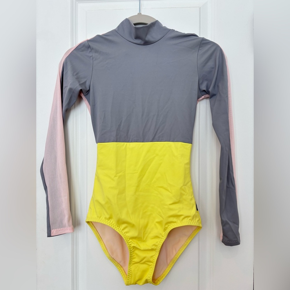Royale Long Sleeve Colorblock Leotard